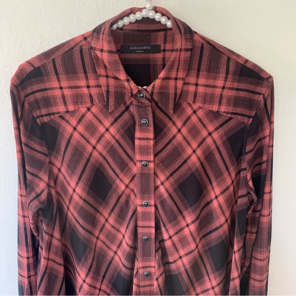 All Saints Tala Check Dress - Picture 7 of 13